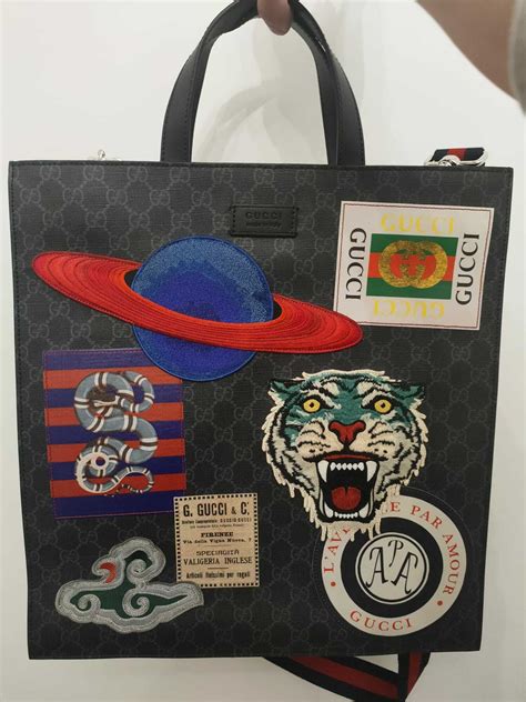 gucci tiger tote|gucci backpack with tiger.